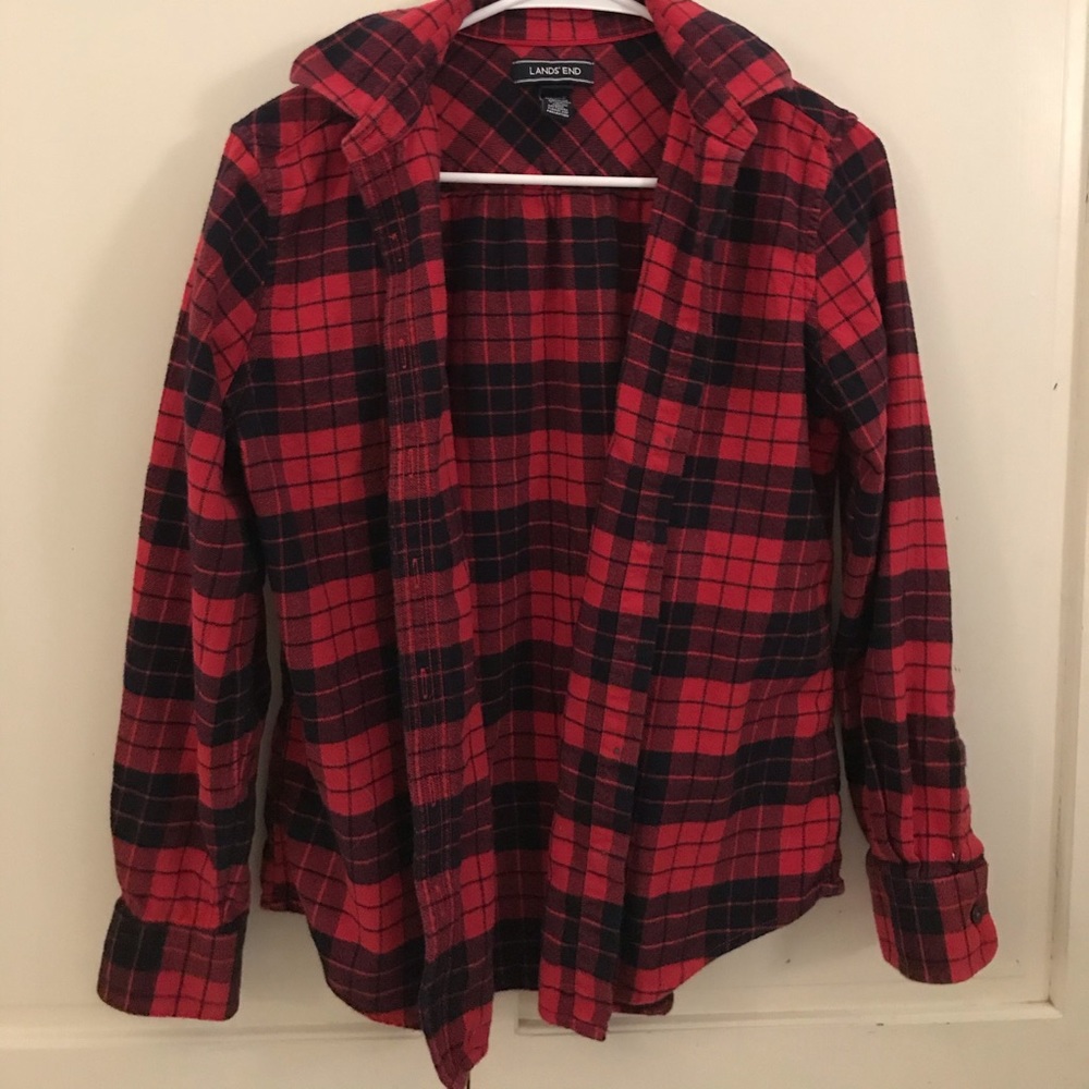 long sleeve flannel jacket